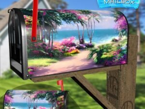 Tropical Holiday in Hawaii Decorative Rural Farm Mailbox Cover