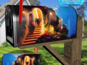 Romantic Villa Balcony #4 Decorative Rural Farm Mailbox Cover