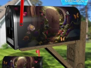 Secret Fairy Garden #7 Decorative Rural Farm Mailbox Cover