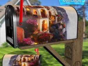 Romantic Villa Balcony #5 Decorative Rural Farm Mailbox Cover