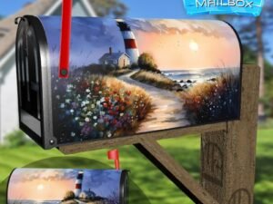 Path to the Lighthouse Decorative Rural Farm Mailbox Cover
