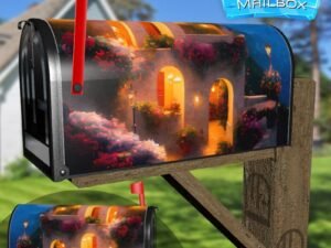 Romantic Villa Balcony #6 Decorative Rural Farm Mailbox Cover