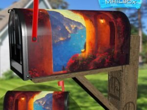 Romantic Villa Balcony #7 Decorative Rural Farm Mailbox Cover