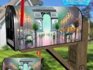 Arc de Triomphe Decorative Rural Farm Mailbox Cover