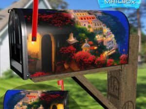 Romantic Villa Balcony #8 Decorative Rural Farm Mailbox Cover