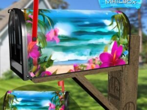 Tropical Heaven #2 Decorative Rural Farm Mailbox Cover