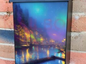 Rainy September Colonial Mailbox Cover