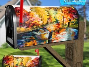 Rainbow River Decorative Rural Farm Mailbox Cover