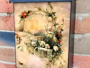 Victorian Summertime Colonial Mailbox Cover