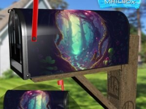 Enchanted Garden #2 Decorative Rural Farm Mailbox Cover