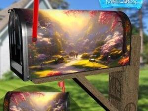 Spring in the Park #2 Decorative Rural Farm Mailbox Cover